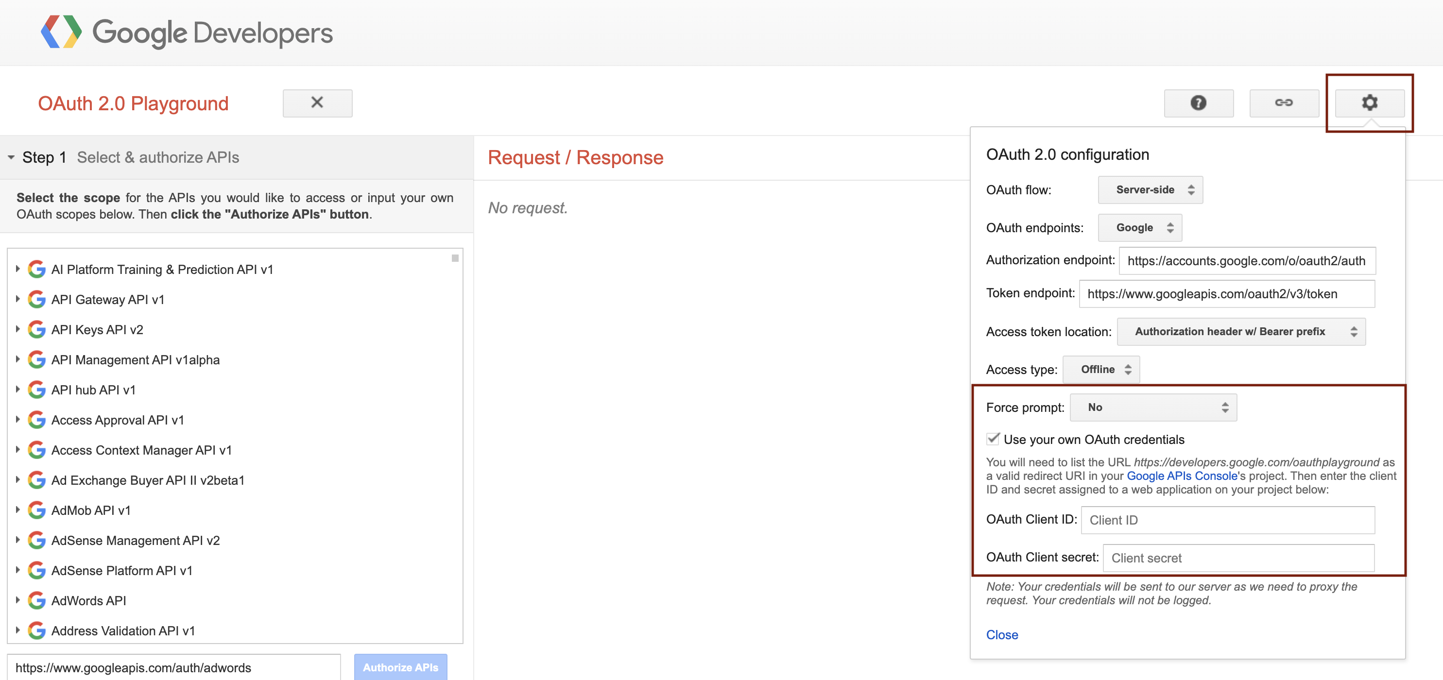 magify-admob-playground-oauth-credentials.png