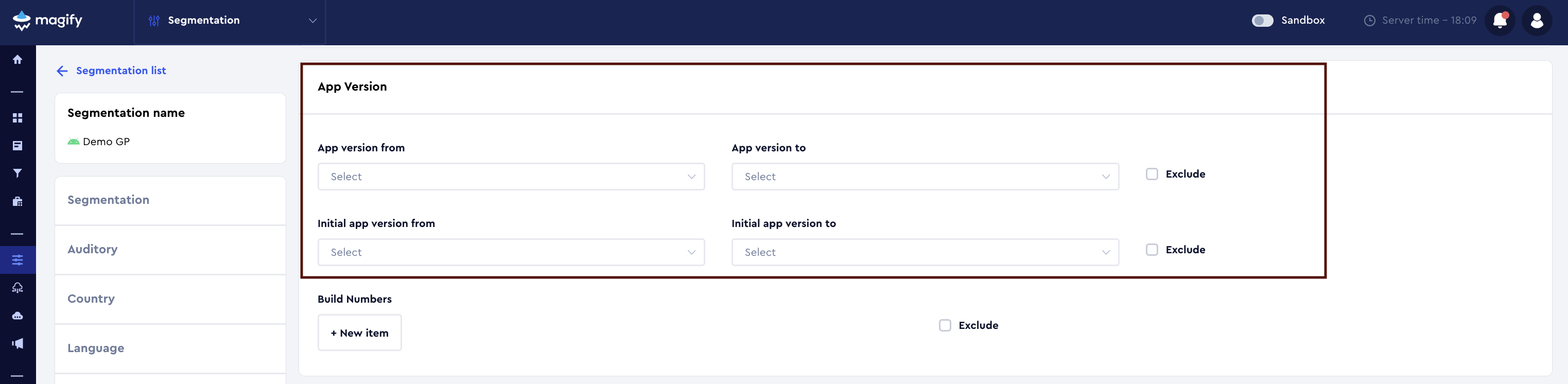magify-app-version-segmentation