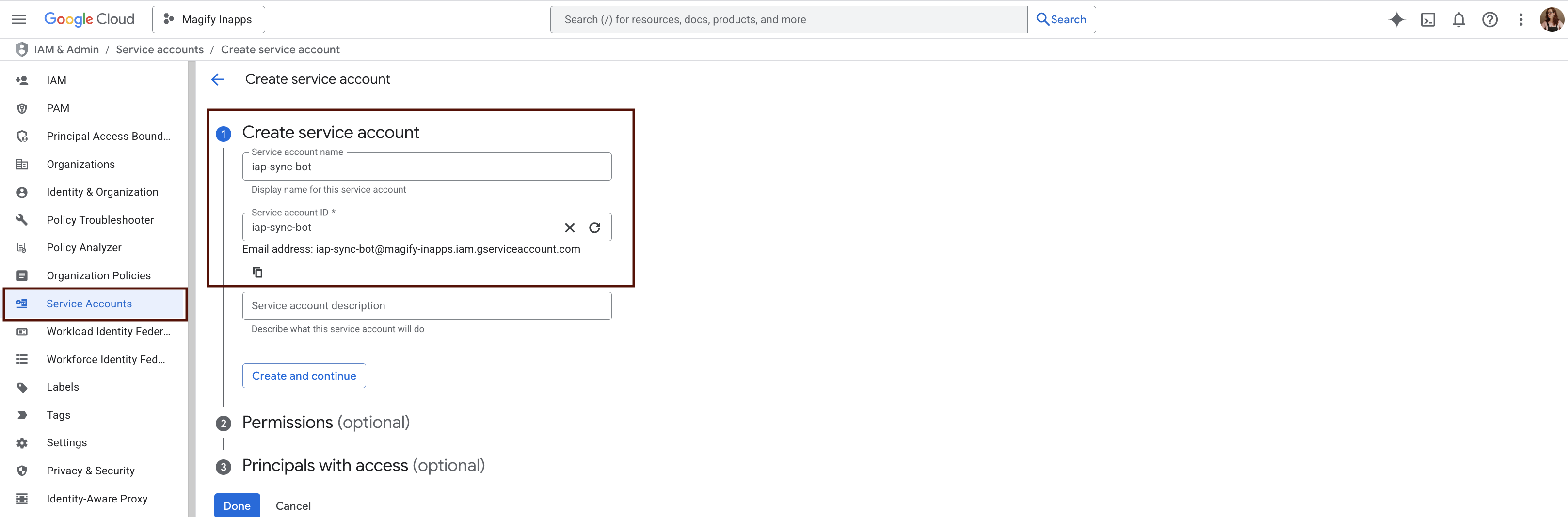 magify-google-cloud-console-service-accounts-iap-sync-bot.png