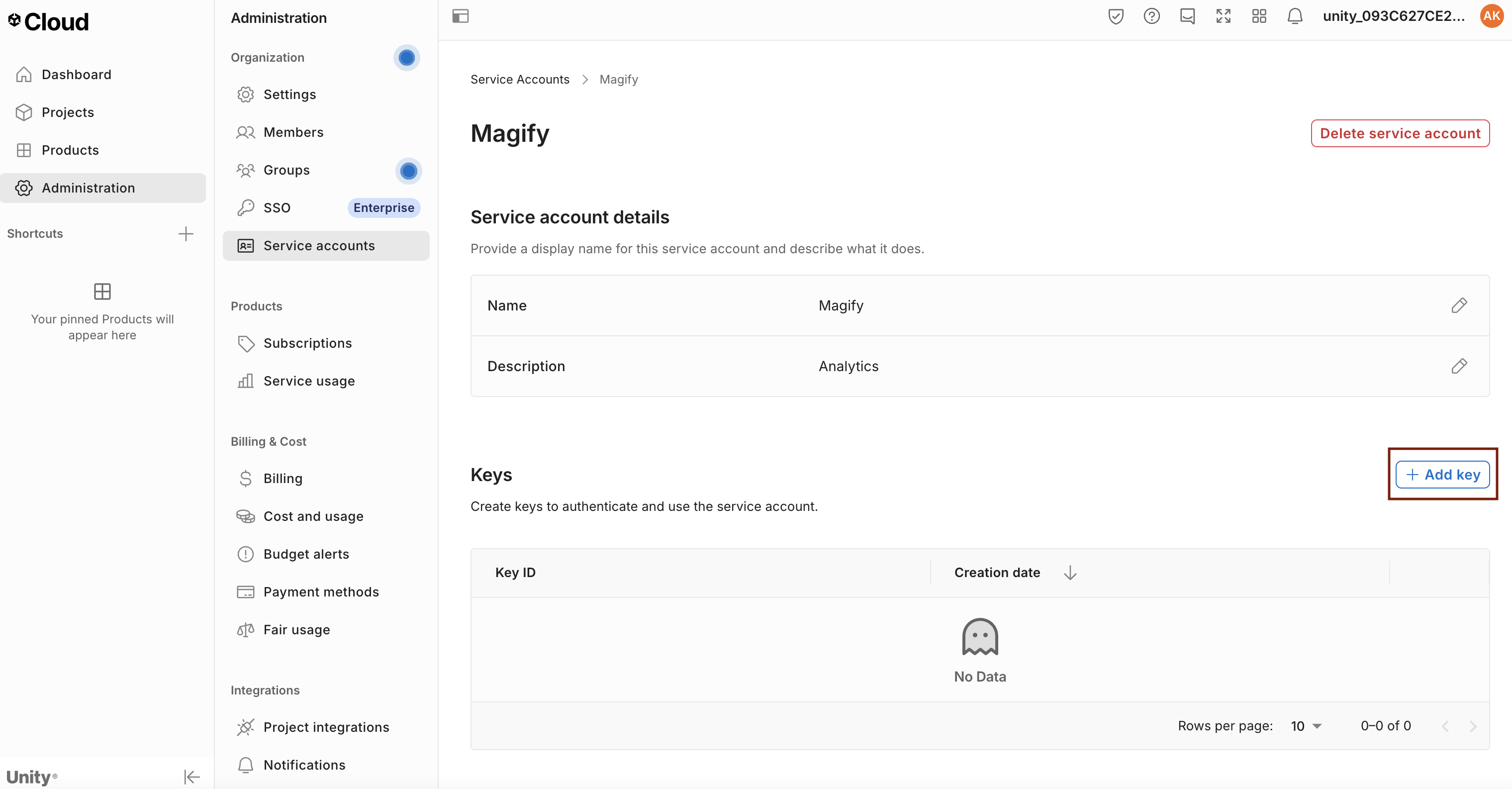 magify-unity-ads-service-account-add-key-id.png